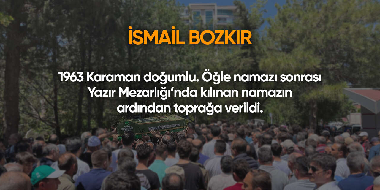 Konya'da bugün vefat edenler | 6 Haziran 2026 8